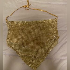 Fashion Nova: Shine For Me Halter Top